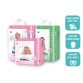 Tã Bỉm Nhật Goldgi X5 Cao Cấp Chính Hãng Siêu Mềm Mại, Thoáng Khí, Thấm Hút Tốt Đủ Size Nb-XXL