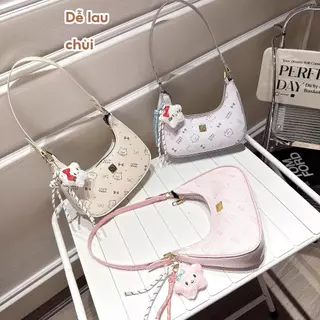 Túi Kẹp Nách Kitty Tặng Kèm Charm Để Vừa Điện Thoại, Mỹ Phẩm - DK201